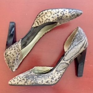 Mossimo "Snake Skin" Pointy Toed Heels Size 7
